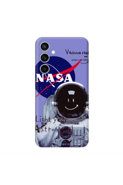 Other Samsung S24 FE Vacuum State Purple Colored Silicone TPU Θήκη