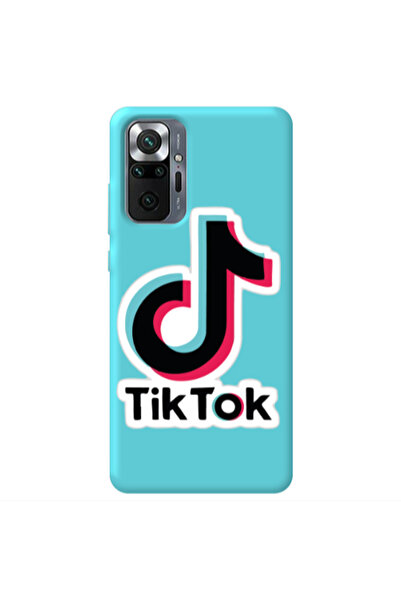 Other Xiaomi Redmi Note 10 Pro 4G Tik Tok Turquoise Colored Silicone TPU Θήκη
