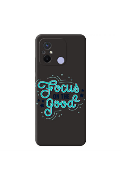 Other Xiaomi Redmi 12C Focus On The Good Black Colored Silicone TPU Θήκη