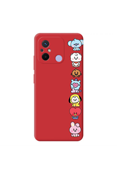 Other Xiaomi Redmi 12C Lovely animals Red Colored Silicone TPU Θήκη