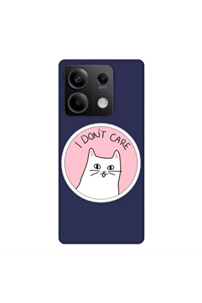 Other Xiaomi Redmi Note 13Pro 5G I dont Care Dark blue Colored Silicone TPU Θήκη