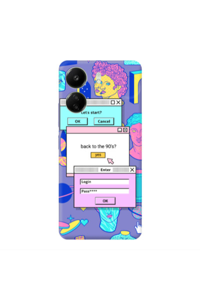 Other Xiaomi Redmi 13C Enter Login Purple Colored Silicone TPU Θήκη