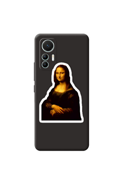 Other Xiaomi Mi 12 Lite Davinci Black Colored Silicone TPU Θήκη