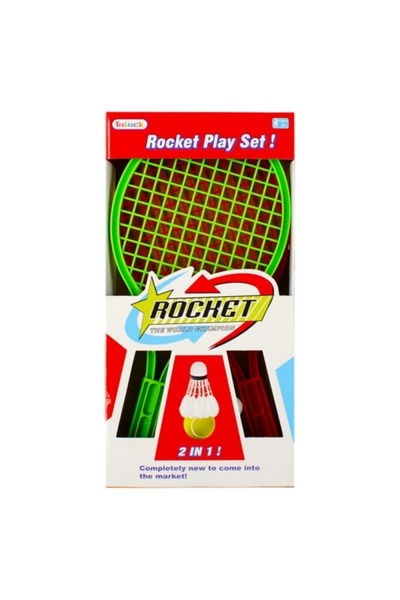 MC Micostore Set Tenis, include 2 rachete, minge, fluture, 18x39x1cm, 3+ ani,...