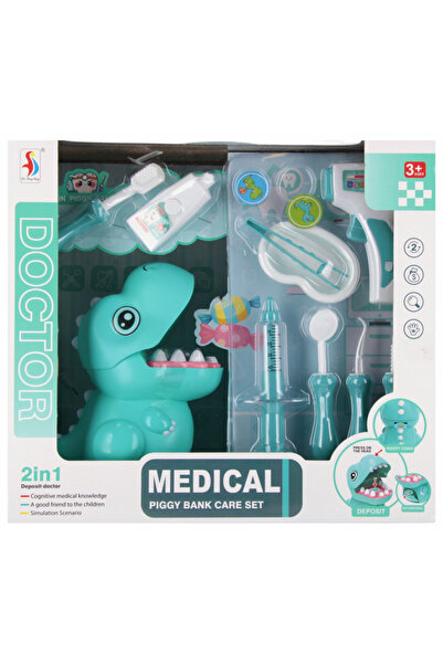 MC Micostore Jucarie set dentist dinozaur, 35x31x14cm, 3+ ani, MegaCreative, ...