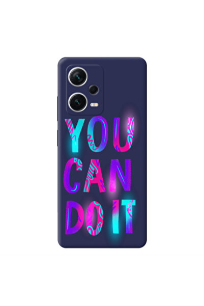 Other Xiaomi Poco X5 You Can Doit Dark blue Colored Silicone TPU Θήκη