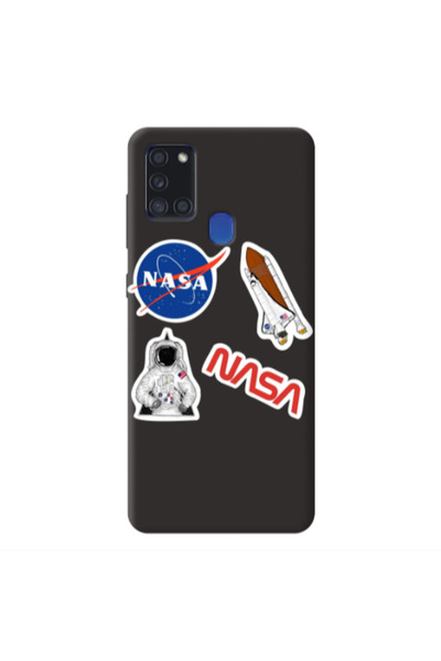 Other Samsung A21S Nasa Black Colored Silicone TPU Θήκη