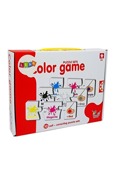 LeanToys Puzzle educativ Culori 10 tipuri, 30 piese