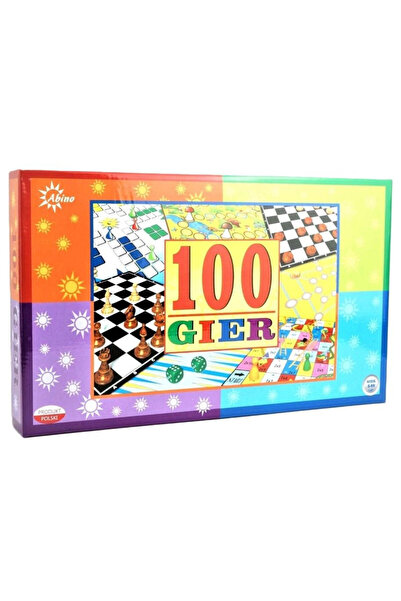 ABINO Set jocuri de societate 100 piese multicolor 0x24x33cm