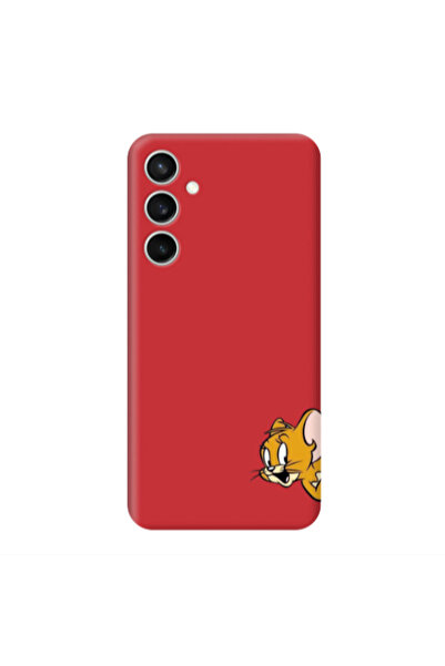 Other Samsung S24 Plus Jerry 2 Red Colored Silicone TPU Θήκη