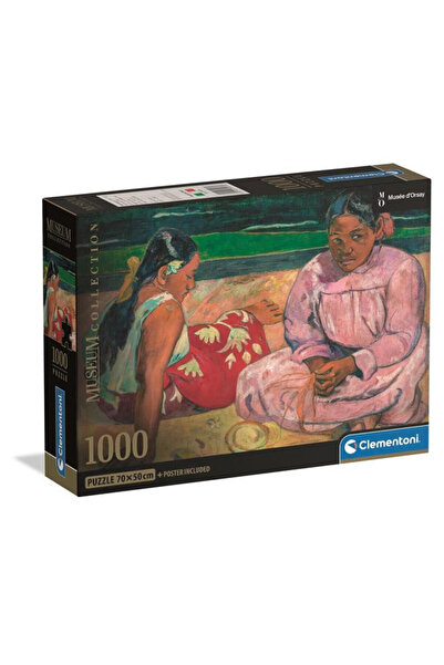 CLEMENTONI Puzzle compact 1000 piese - Colectia Muzeului - Femmes De Tahiti (...