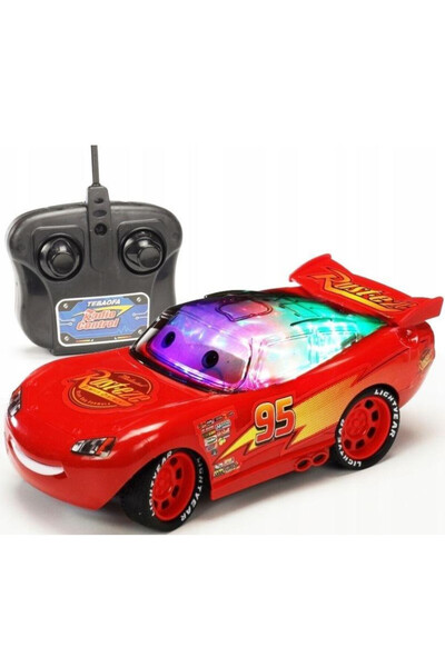 OEM Pegaz Toys Mașină telecomandată Fulger McQueen 3D LED
