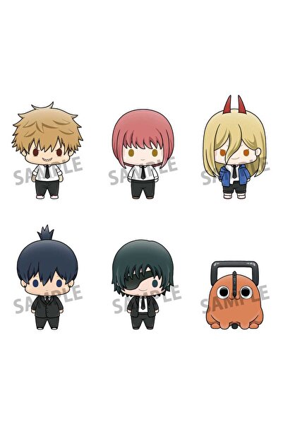 OEM Figurină de colecție Chainsaw Man Chokorin Mascot 5 cm - Set 6 bucăți.