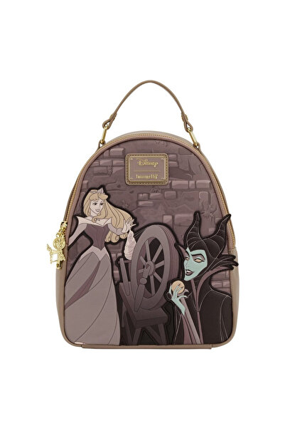 OEM Mini rucsac Disney Loungefly Frumoasa Adormită Roata de tors