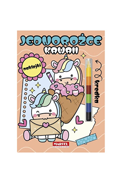 OEM Cretă modulară Martel Kawaii cu unicorni și autocolante