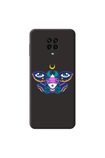 Other Xiaomi Redmi Note 9 Pro Eye in my ear Black Colored Silicone TPU Θήκη