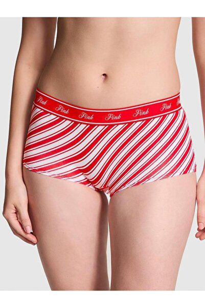 PINK Logolu Pamuklu Boyshort Külot