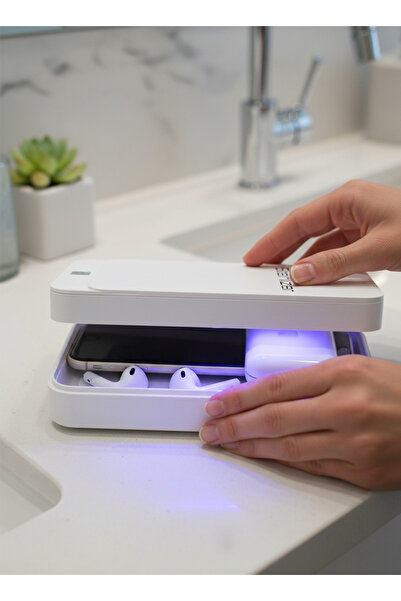 Yallabena UV Sterilizer Box with UVC LED Light USB Portable Disinfection Case...