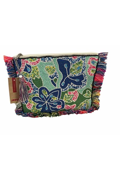 Jaipur Boncuk işleme clutch çanta