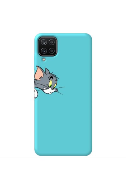 Other Samsung A12 Tom 1 Turquoise Colored Silicone TPU Θήκη