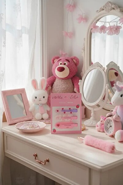 Disney Lisanslı Lotso Festival Serisi Saç Klipsi 11,5 Cm – 3 Adet Renkli Sevi...