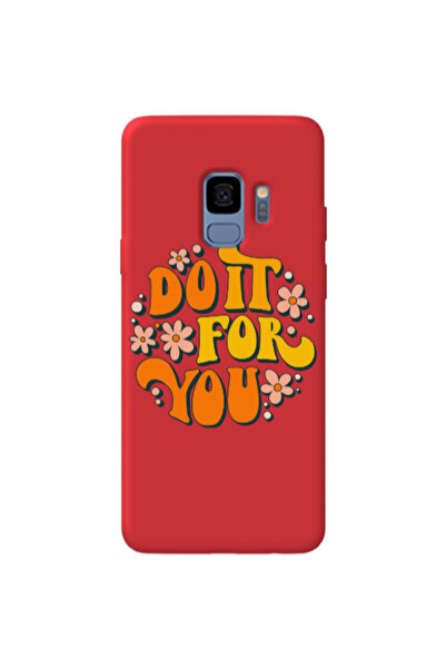 Other Samsung S9 Plus Do it For You Red Colored Silicone TPU Θήκη