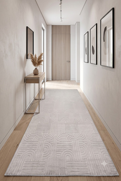 Villadia Home Textile Bambu Kaymaz Taban Dört Mevsim Yıkanabilir Kesme Yolluk...