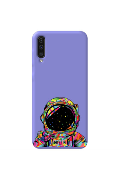 Other Samsung A70 Astronaut 209 Purple Colored Silicone TPU Θήκη