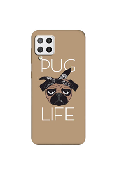 Other Samsung A42 5G Pug Life Brown Colored Silicone TPU Θήκη