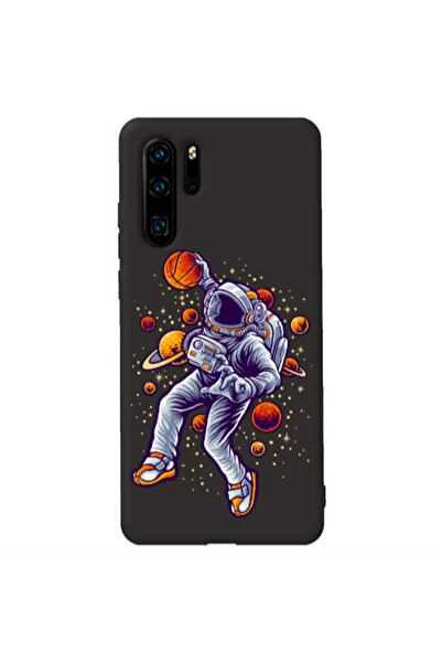 Other Huawei P30 Pro Space Basketball Black Colored Silicone TPU Θήκη
