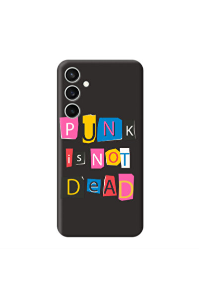 Other Samsung S24 Plus Punk is not Dead Black Colored Silicone TPU Θήκη