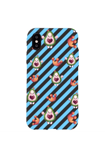 Other Apple iPhone Xs king avocado Black Colored Silicone TPU Θήκη