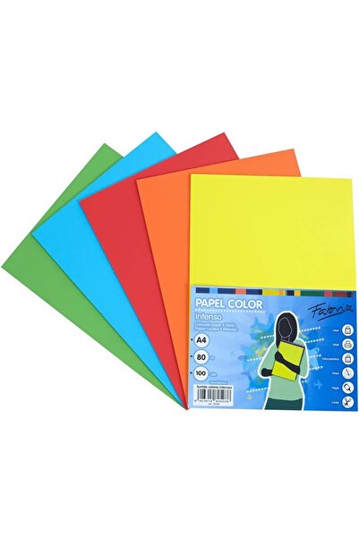 MC Micostore Hartie color A3, 80g/m² Fabrisa 16249, mix culori intense, 100 c...