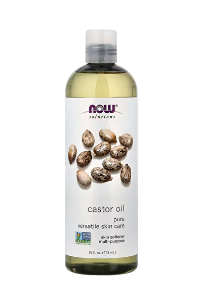 Now Foods Castor Oil, 100% Pure Versatile Skin Care, Multi-Purpose Skin Softe...