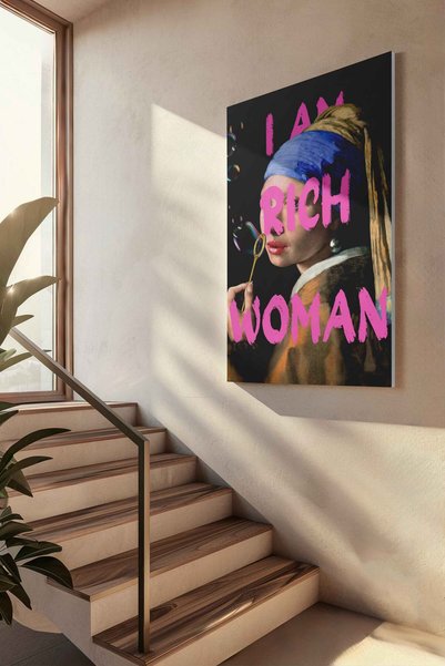 INNOVI I am a rich woman 4 Canvas