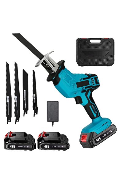NEXTLY Ferăstrău electric Pro Saber, 48V, 2 baterii, Multi-materiale, 4 lame,...