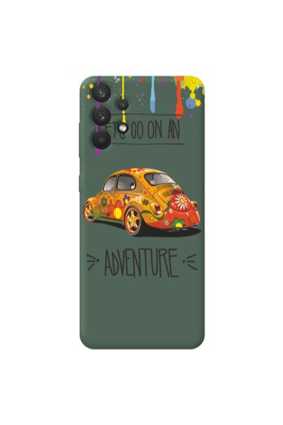 Other Samsung A32 4G Adventure Dark Green Colored Silicone TPU Θήκη