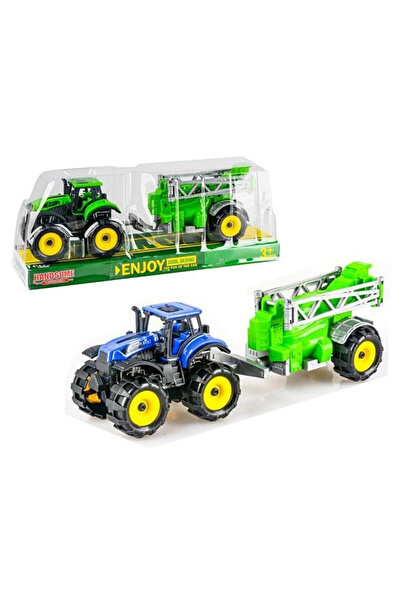 Swede Tractor cu remorca si pulverizator multicolor pentru copii 3+
