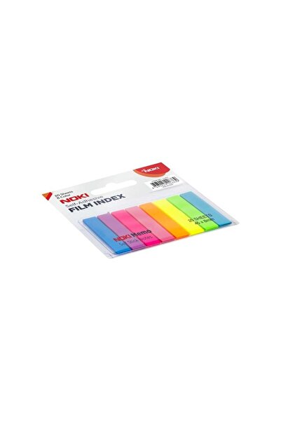 MC Micostore Notes adeziv index Noki 12401, 160 coli, 8x45mm, PVC, 8 culori neon