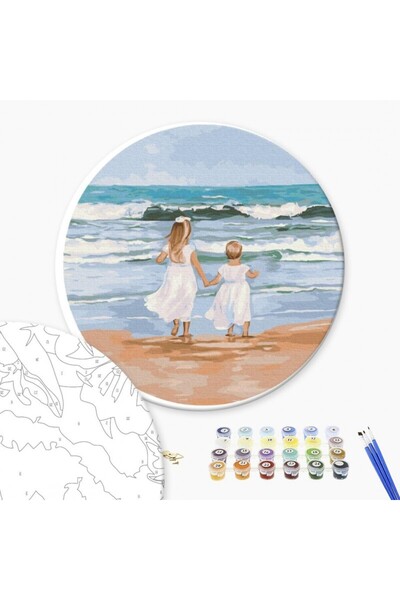 MC Micostore Set pictura pe numere 40x40cm, Brushme - Idila - Iryna Ponna - p...