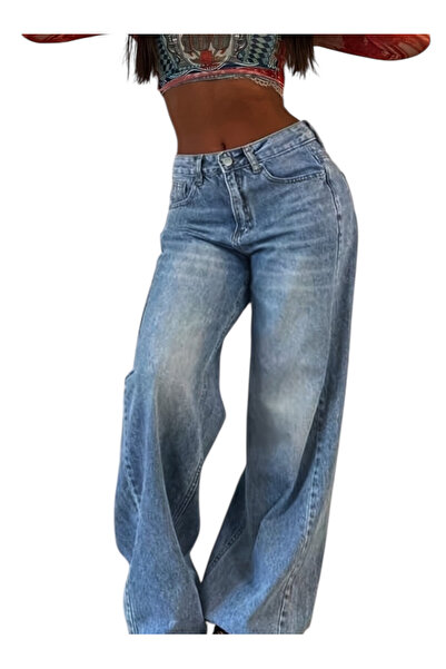 OEM Blugi dama, denim, largi, S