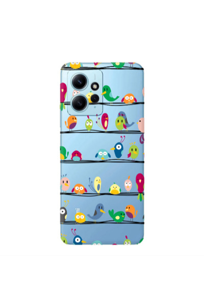 Other Xiaomi Redmi Note 12 4G birds Transparent Silicone TPU Θήκη