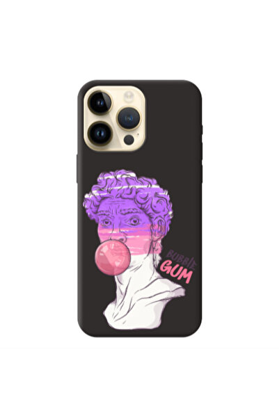 Other Apple iPhone 13 Pro Max Pin Bubble Black Colored Silicone TPU Θήκη