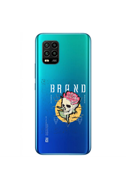 Other Xiaomi Mi 10 Lite Skull Roses Transparent Silicone TPU Θήκη