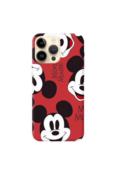 Other Apple iPhone 13 Pro Max Mickey Mouse Red Colored Silicone TPU Θήκη
