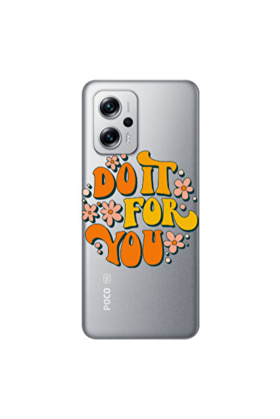 Other Xiaomi Poco X4 GT Do it For You Transparent Silicone TPU Θήκη