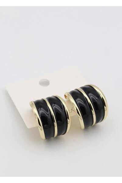 GOLDURA ATELIER Black Moon Gold Earrings