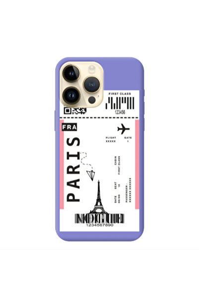 Other Apple iPhone 13 Pro Max Paris FRA Purple Colored Silicone TPU Θήκη