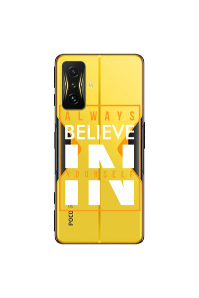 Other Xiaomi Poco F4 Gt Always Belive Transparent Silicone TPU Θήκη
