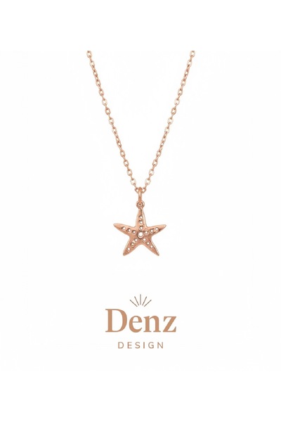 DENZ 925 Ayar Gümüş, Yıldız Kolye